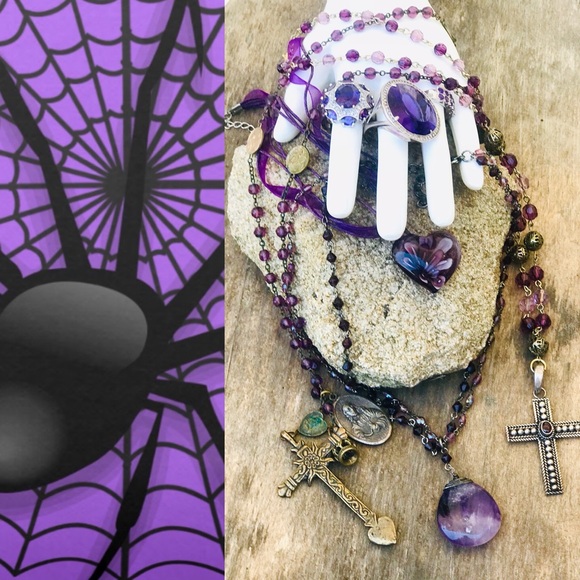 Purr Pal Lovers We Have Your Favorites Right Here ! Assorted Purple Jewelry 💟☪️ - Picture 2 of 16